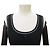 NUOVO TOP CHANEL NERO 38 M LOGO CC IN COTONE E CASHMERE - vista 2