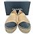 Espadrillas Chanel in pelle beige con logo CC intrecciato - vista 16