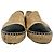 Espadrillas Chanel in pelle beige con logo CC intrecciato - vista 2