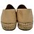 Espadrillas Chanel in pelle beige con logo CC intrecciato - vista 6