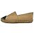Espadrillas Chanel in pelle beige con logo CC intrecciato - vista 7