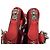 Borsa Coach Mini Christie Carryall in pelle rossa - vista 9