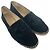 Espadrillas Chanel in velluto nero con logo CC intrecciato - vista 4