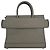 mala Givenchy Horizon em pele cinzenta - vista 2