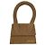 Jacquemus Le Chiquito aus brauner Raffia - Ansicht 2