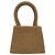 Jacquemus Le Chiquito aus brauner Raffia - Ansicht 4