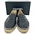 Espadrillas Chanel con logo CC intrecciato in pelle nera - vista 15