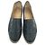 Espadrillas Chanel con logo CC intrecciato in pelle nera - vista 3