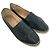 Espadrillas Chanel con logo CC intrecciato in pelle nera - vista 5