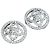 Orecchini De Beers Lotus in platino e diamanti