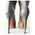 Casadei Botas altas de piel gris con tacón geométrico - vista 6