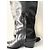 & Other Stories Botas altas de piel negras - vista 3