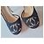 Décolleté Chanel Tweed Nero Strass CC - vista 2