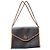 Borsa a tracolla Christian Dior Monogramme in pelle marrone