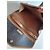 Borsa a tracolla Christian Dior Monogramme in pelle marrone - vista 5