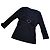 Top Gucci negro de viscosa con hebilla decorativa