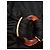 Top Gucci negro de viscosa con hebilla decorativa - vista 3