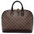 Borsa Louis Vuitton Alma MM Damier Ebene Marrone