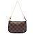 Borsa a mano Louis Vuitton Damier Ebene Mini Pochette Accessoires Marrone