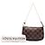 Borsa a mano Louis Vuitton Damier Ebene Mini Pochette Accessoires Marrone - vista 7