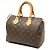 Borsa Boston Louis Vuitton Monogram Speedy 25 Marrone - vista 2