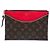 Borsa a pochette Louis Vuitton Monogram Pochette Tuileries Marrone