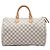 Borsa Boston Louis Vuitton Damier Azur Speedy 35 Bianca