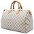 Borsa Boston Louis Vuitton Damier Azur Speedy 35 Bianca - vista 2