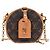 Collana borsa Mini Boite Chapeau Louis Vuitton Monogram marrone