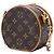 Collana borsa Mini Boite Chapeau Louis Vuitton Monogram marrone - vista 2