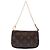Borsa a mano Louis Vuitton Monogram Mini Pochette Accessoires Marrone