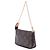 Borsa a mano Louis Vuitton Monogram Mini Pochette Accessoires Marrone - vista 2