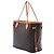 Borsa Tote Louis Vuitton Monogram Neverfull MM Marrone - vista 2