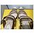 Fendi Colibri Décolleté Slingback Beige Marrone - vista 7