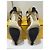 Fendi Colibri Décolleté Slingback Beige Marrone - vista 9