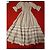 Autre Marque Crida Gestreiftes langes Leinenkleid - Ansicht 8
