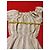 Autre Marque Crida Gestreiftes langes Leinenkleid - Ansicht 9