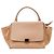 Trapèze Céline Celine Trapeze Borsa in pelle e camoscio beige