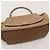 Trapèze Céline Celine Trapeze Borsa in pelle e camoscio beige - vista 9