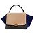 Trapèze Céline Celine Trapeze Mala em couro e camurça
