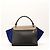 Trapèze Céline Celine Trapeze Mala em couro e camurça - vista 3