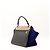 Trapèze Céline Celine Trapeze Mala em couro e camurça - vista 4