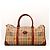 Borsa da viaggio Burberry Nova Check in pelle