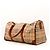 Borsa da viaggio Burberry Nova Check in pelle - vista 4
