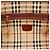 Borsa da viaggio Burberry Nova Check in pelle - vista 9
