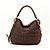 Miu Miu Borsa Hobo in pelle marrone borchiata