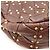 Miu Miu Borsa Hobo in pelle marrone borchiata - vista 9