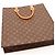 Louis Vuitton Borsa Shopping Monogram Pelle Marrone - vista 6