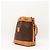 Céline Celine Borsa a Secchiello Monogram in Pelle Marrone - vista 2