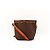 Céline Bolsa Bucket Monogram em Couro Castanho - vista 3